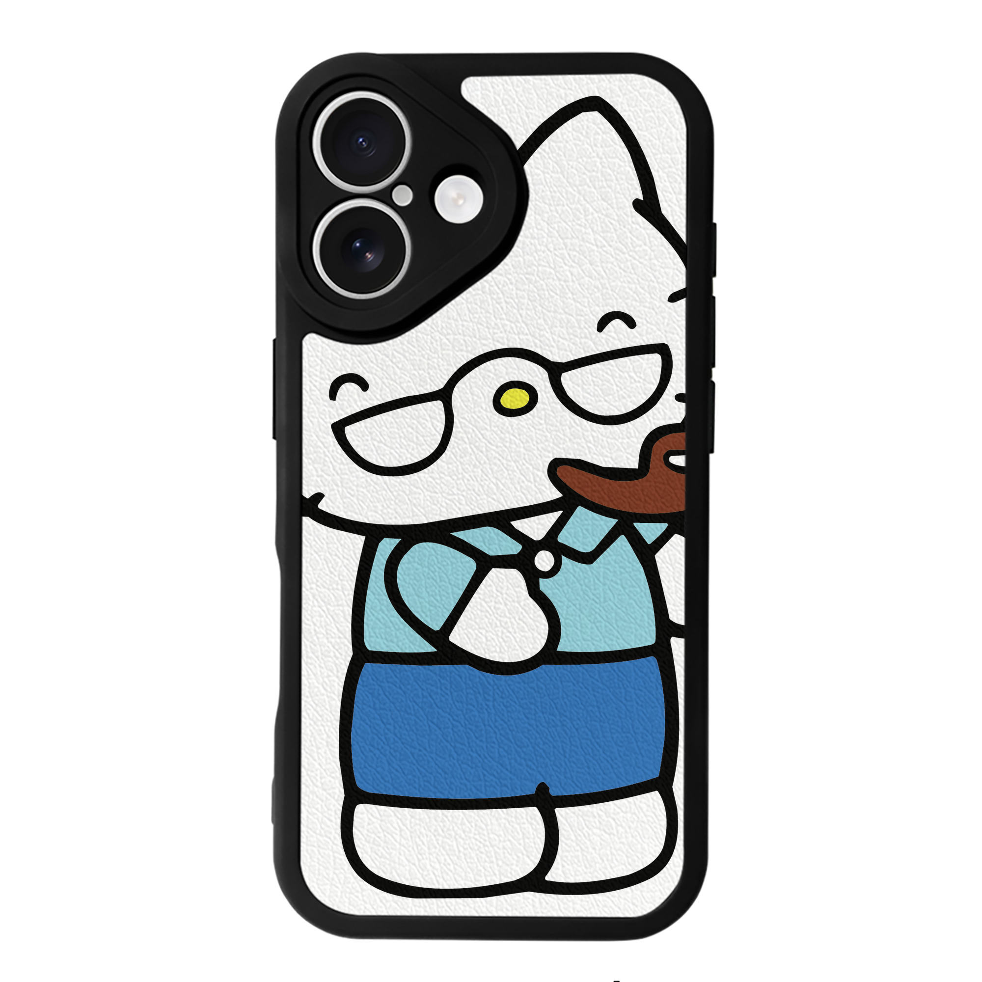 （画像用） Hello Kitty ハローキティ 【iPhone 16シリーズ対応】シリコンスマホケース（レザー調） 材質：シリコン